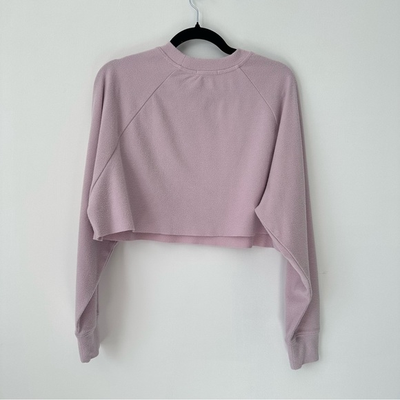 NIA Baby Pink Cropped Sweatshirt - Picture 4 of 4